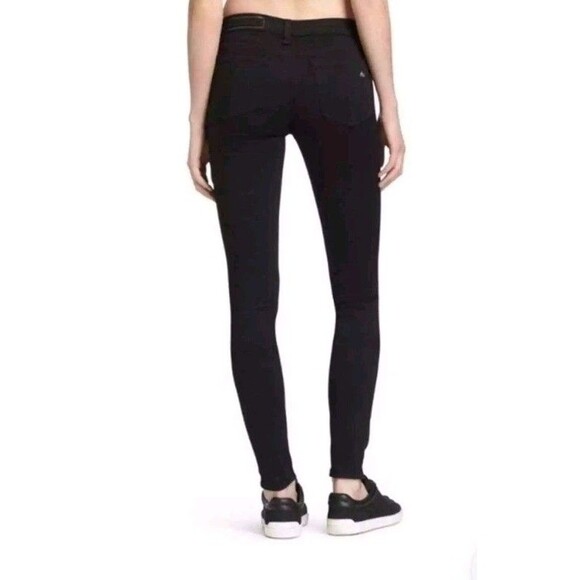 Rag & Bone skinny leggings Sz 28 Shoreditch Black - Picture 2 of 16